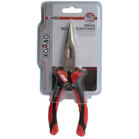 Pinza UNIVERSALE PROFESSIONALE da 160mm con Becchi Semitondi