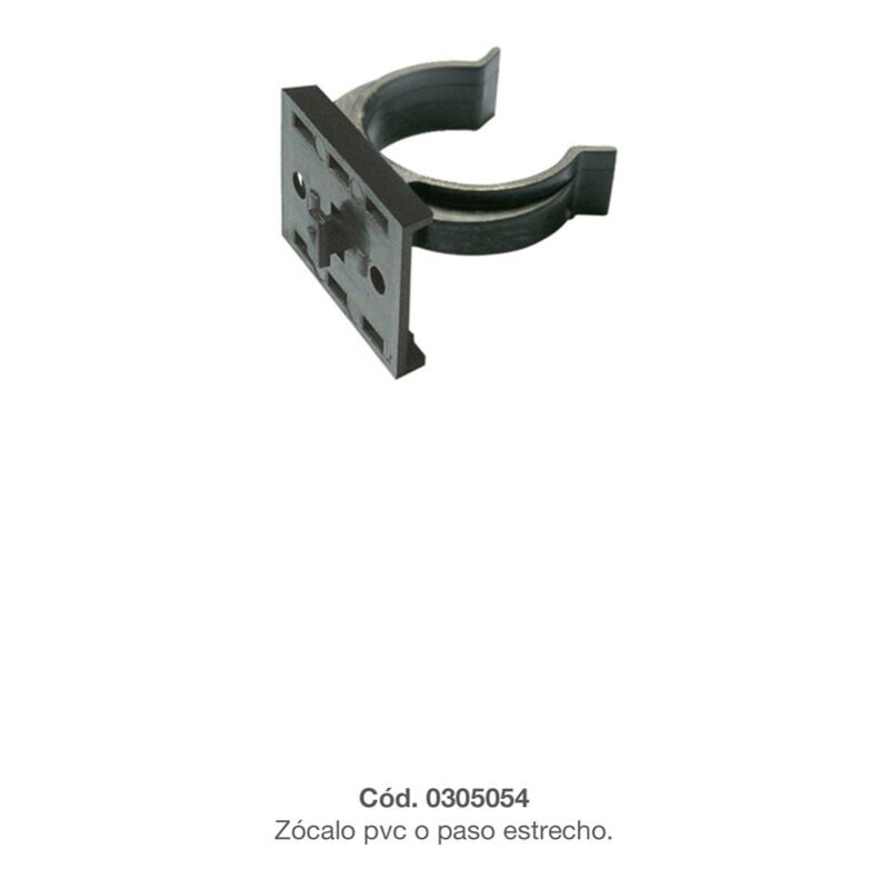 

Pinza Zocalo Madera Pata Redonda - Negro