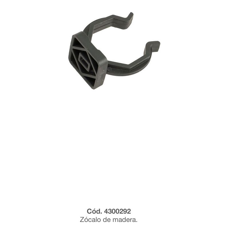 

Pinza Zocalo Pvc Pata Exagonal P/ Estrecho - Negro