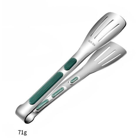 Pinzas de acero inoxidable para alimentos, pinzas para filetes resistentes a altas temperaturas para cocinas, pinzas comerciales para carne a la barbacoa, pan y pasteles, utensilios de cocina.