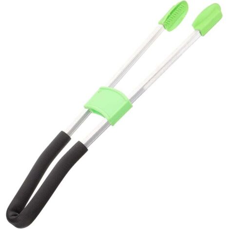 Pinzas de basura KZQ, pinzas cortas para recoger basura, pinzas portátiles para recoger basura, herramienta de recolección, recolector de residuos para personas mayores, niños y adultos.