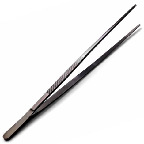 Pinzas de cocina universales de acero inoxidable revestido, longitud 300 mm - Hendi 680131