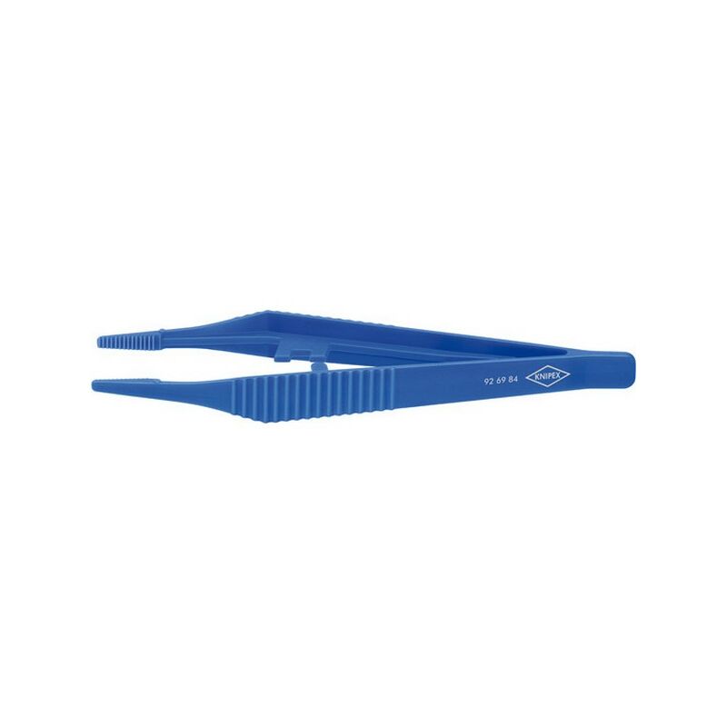 

Knipex - Pinzas de plástico, Puntas : recto, trapezoidal, aproximadamente 3,5 mm de ancho, Superficie de agarre dentado, Superficie con asas