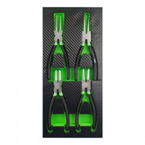 Pinzas JBM circlip plier set 8 pulgadas 4 piezas mecanismo resorte precisión