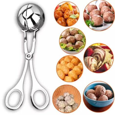Pinzas para albóndigas de acero inoxidable, pinzas para bolas de pescado, pinzas para bolas de arroz, molde, herramienta, accesorio de cocina, ayudante de cocina