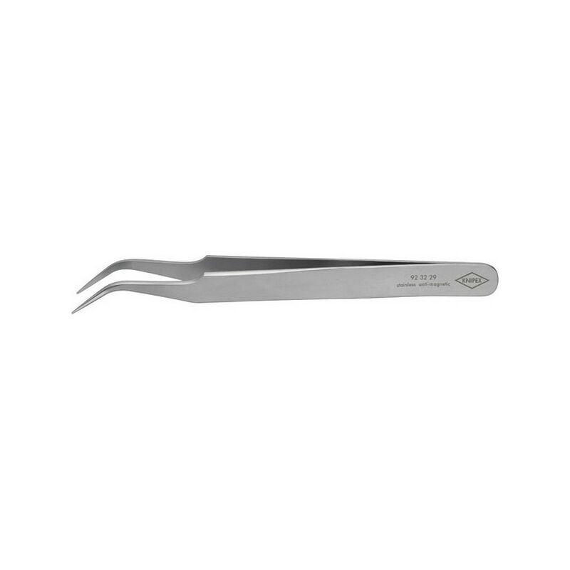 

Knipex - Pinzas de precisión, picos 'aguja', Puntas : en medialuna, puntiagudo, extra-fino, Superficie de agarre micro-rugoso por mataado, Superficie