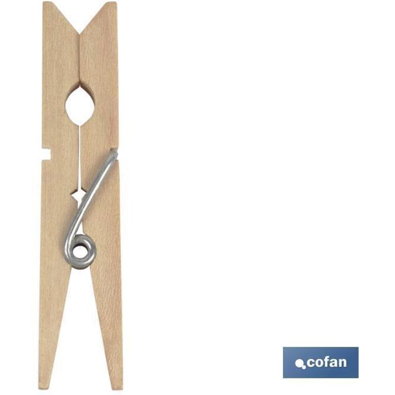 

PLIMPO pack 24 uds pinzas madera primera calidad 7cm