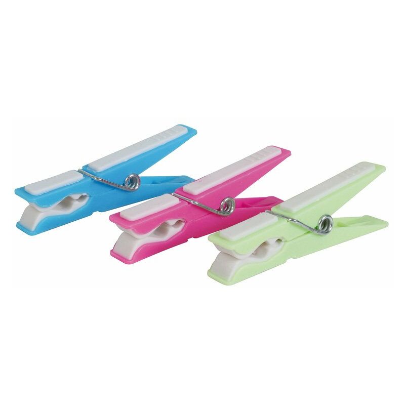 

Pinzas Ropa. Pack 12 Pzas. Plastico