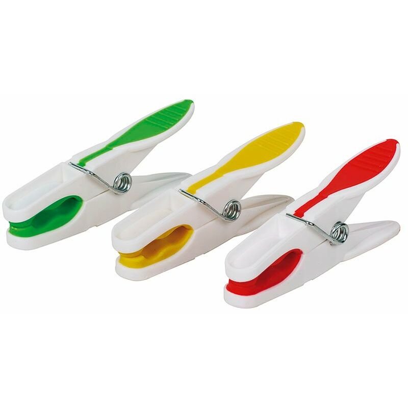 

Habitex - PINZAS ROPA. PACK 12 PZ. PLAST.BI-INYECC