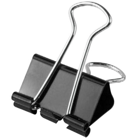 PINZAS SUJETAPAPELES 32MM. CAJA 12 UD