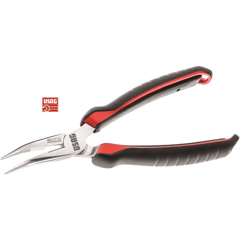 Usag - pinza becchi mezzotondi lunghissimi piegati 45° 133 axp 44 mm