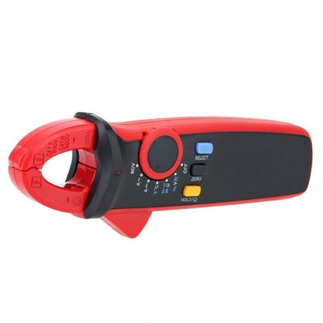 Pinze amperometriche digitali AC/DC, misurazione della temperatura e funzione di selezione automatica della portata, tester elettrico di precisione per lavori professionali