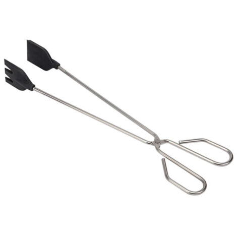 Pinze da cucina con spatola in silicone in acciaio inossidabile. 35cm
