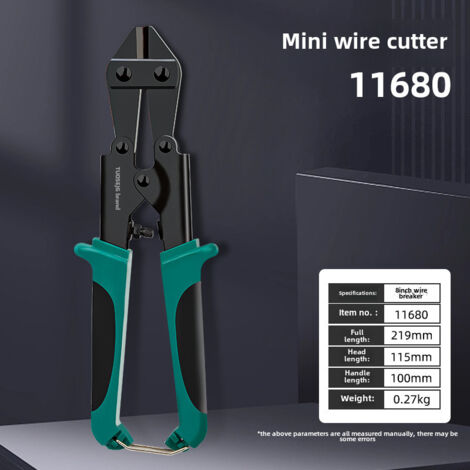 Pinze da taglio in miniatura a becco d'aquila da 8 pollici, forbici per cavi e barre d'acciaio, mini tronchesi per bulloni, confezione da 60 pezzi, 0,27 kg, Tuosen Hardware Tools.