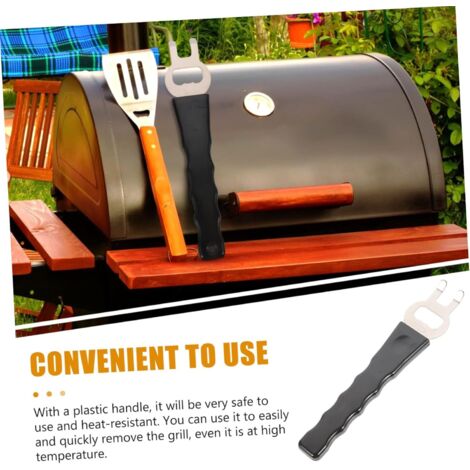 Pinze multifunzionali per fornelli e barbecue, utensile da cucina antiscivolo e resistente al calore per afferrare ciotole e altri pratici accessori per i pasti all'aperto