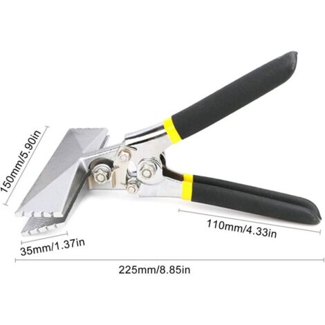 Pinze multifunzione - Per saldatura - Per elettricisti - Bordi sigillanti - Ganasce piatte - Pinze autobloccanti larghe - Pinze per saldatura - Pinze pieghevoli per carrozzeria - Acciaio - 150 mm