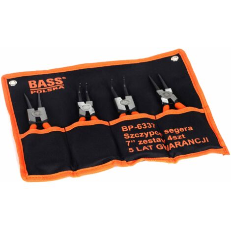 Pinze per anelli elastici da 7 pollici, set da 4
