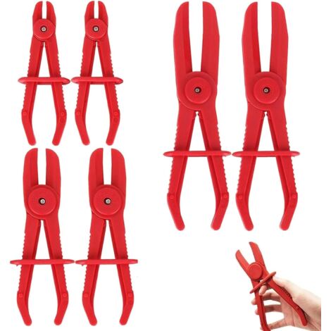 Pinze per fascette stringitubo, 6 pezzi di pinze per fascette stringitubo, pinze per fascette stringitubo, 3 misure di pinze per fascette stringitubo, pinze per fascette stringitubo per tubi freno, pe