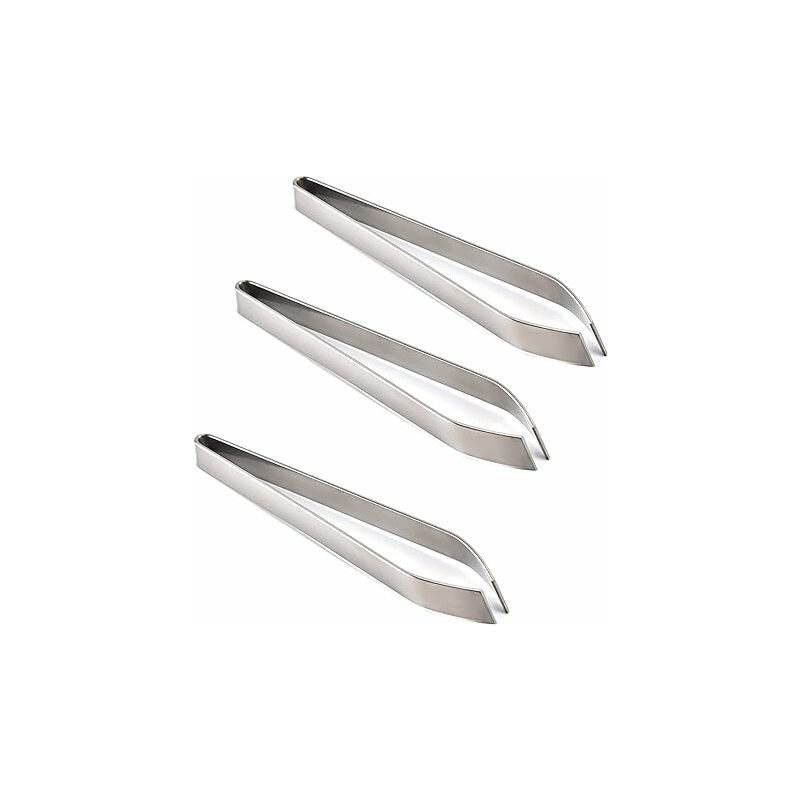 Image of Pinze per lische di pesce, pinze per ossa professionali, 3 pezzi pinzette in acciaio inox pinzette per lische di pesce pinze da cucina per cucinare