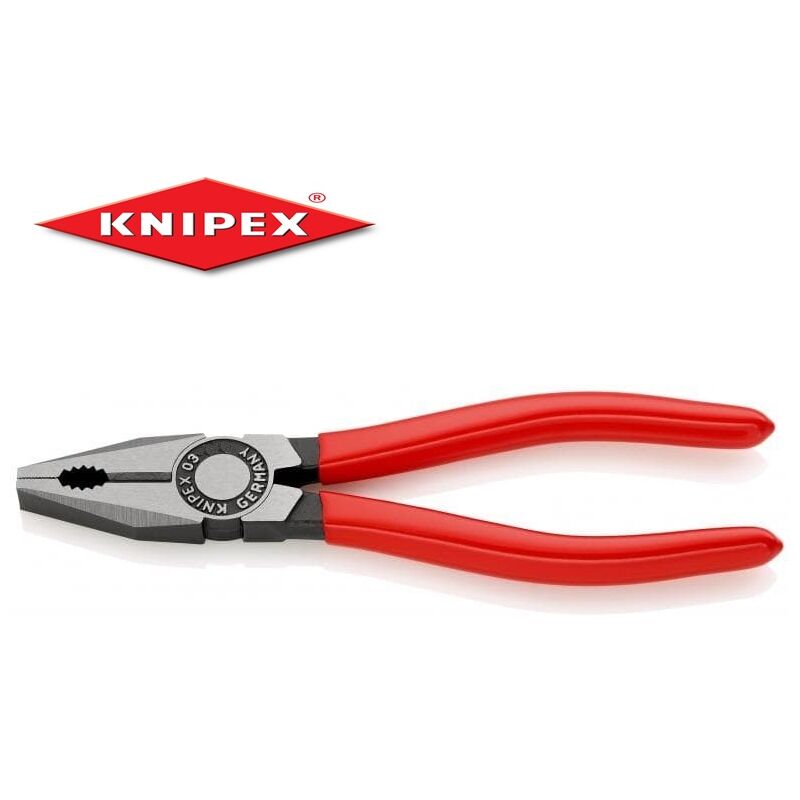 Image of Pinza universale combinata tronchese 180mm din iso 5746 knipex