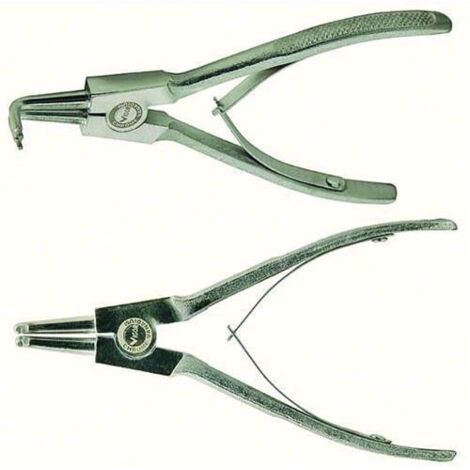 Pinze Vigor Crv P/Seeger Esterni Piegate Mm. 180 Conf.6Pz