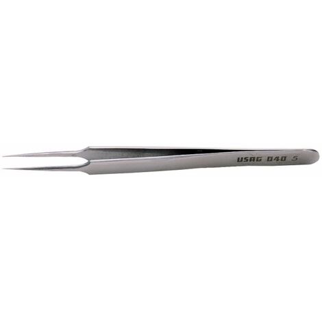 PINZETTA A MOLLA CON PUNTE FINISSIME ACCIAIO INOX 040/5 110 MM