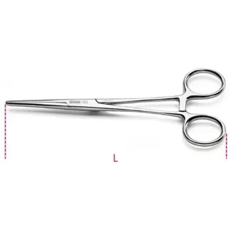 Pinzetta autobloccante  becchi arrotondati beta 1002 - 160