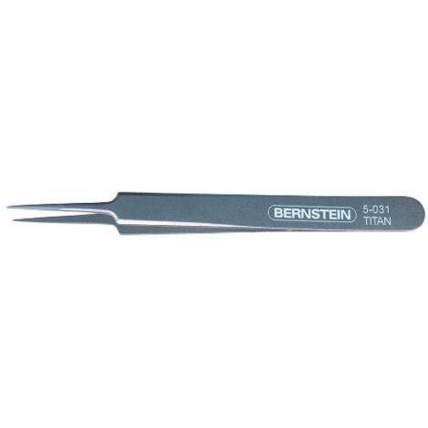 Pinzetta di precisione Bernstein in titan punta super sottile 110 mm