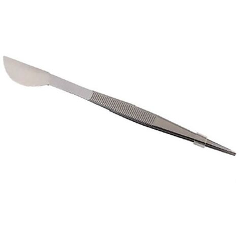Pinzetta dritta con svasatore in acciaio inox per bonsai, 210 mm (SSPS-S/P)
