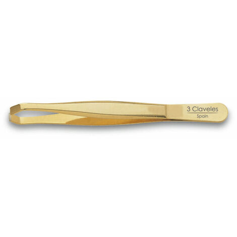Pinzetta per sopracciglia Gatto Dorato 9 cm