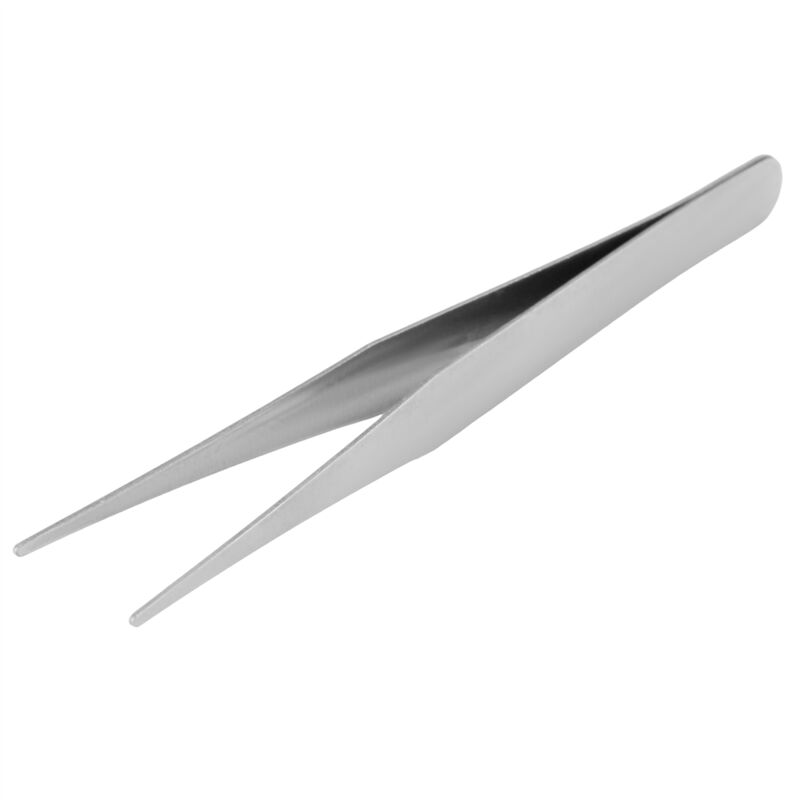 Image of Tlily - Pinzetten Doktorzangen antistatisch Metall Kurve rund gerade (-10)