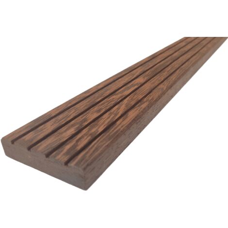 Piolo gradino in legno di wengè per scaletta da barca mm 20 x 80 x 1350