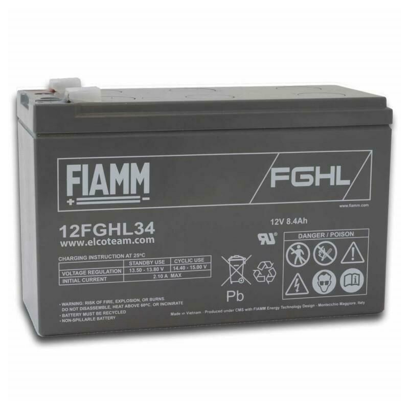 Fiamm Spa - Piomb batterie 12v 8.4ah 12fghl34