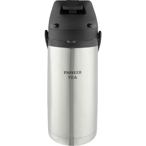 Pioneer Flasks Fiaschetta per eventi in acciaio inox Airpot per conferenze, 1,9 litri, SS19HC/tè, argento
