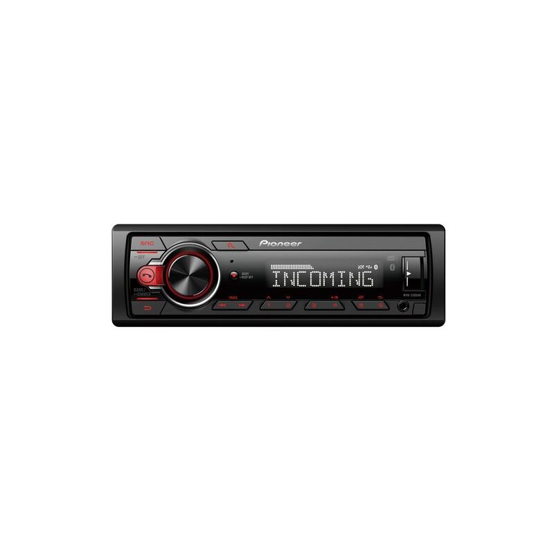 Image of Ricevitore MVH-330DAB con 1-DIN dab /dab+ Bluetooth Illuminazione Rossa Porta usb Compatibile con Dispositivi Android Colore Nero - Pioneer