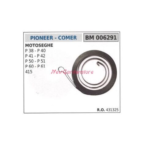 PIONEER muelle de arranque motosierra P 38 40 41 42 50 51 60 61 415 006291