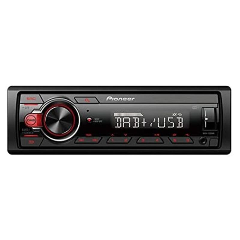 MVH-130DABAN récepteur multimédia de voiture Noir, Rouge 200 w - Pioneer