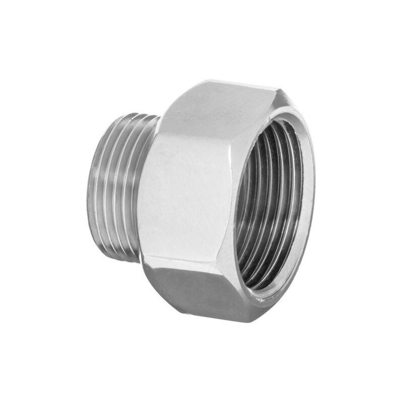 Pipe Connection Reduction Fittings Chrome Female x Male 1/2' x 3/8'