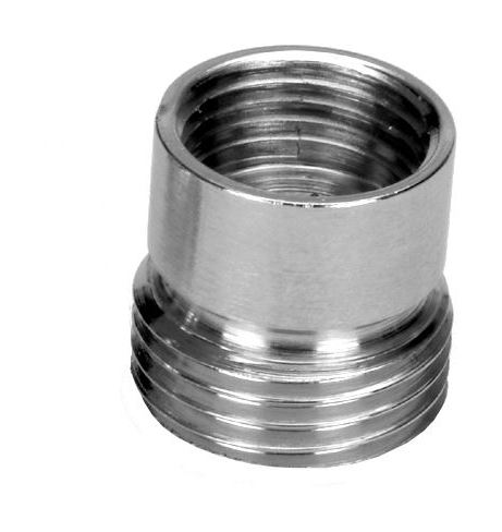 Pipe Connection Reduction Fittings Chrome Female x Male 3/8'x1/2'