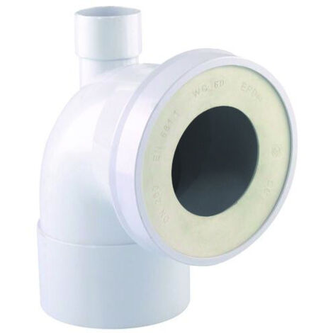 PIPE COURTE AVEC PRISE A EMBOITEMENT PLASTIQUE AVEC JOINT A LEVRE DIAM 100