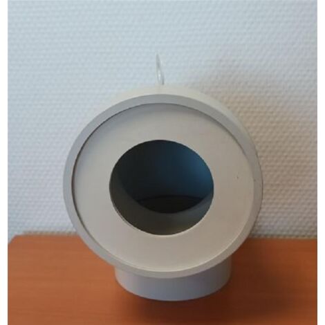 Pipe courte coudée à 90° - Ø 100 mm - sans prise d'aération - Male