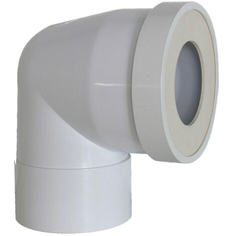Pipe courte coudée femelle 100x125 - REGIPLAST - ASPC