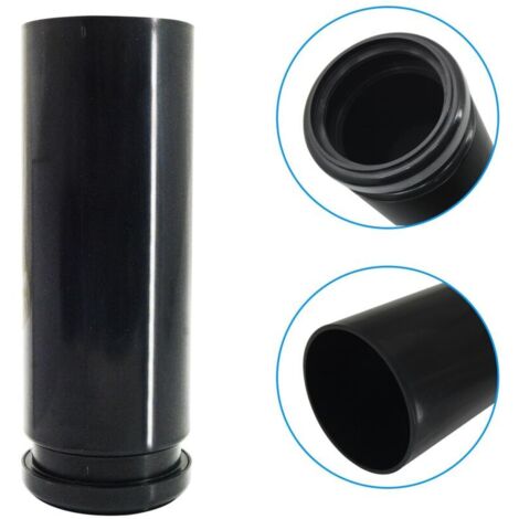 Pipe d'évacuation droite pour WC suspendu 90 mm – PE-HD avec joint EPDM – Installation murale horizontale – Compatible Geberit