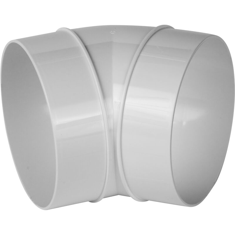 Image of Pipe elbow 45° Circular PVC 100
