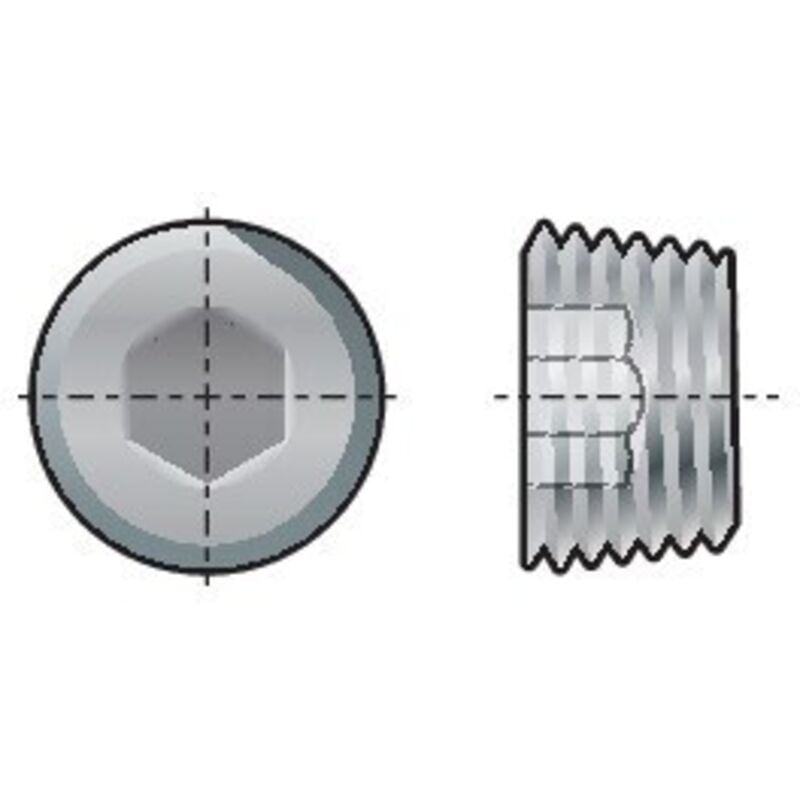 Qualfast R3/4 Socket Pipe Plug DIN906 (bspt) Thread