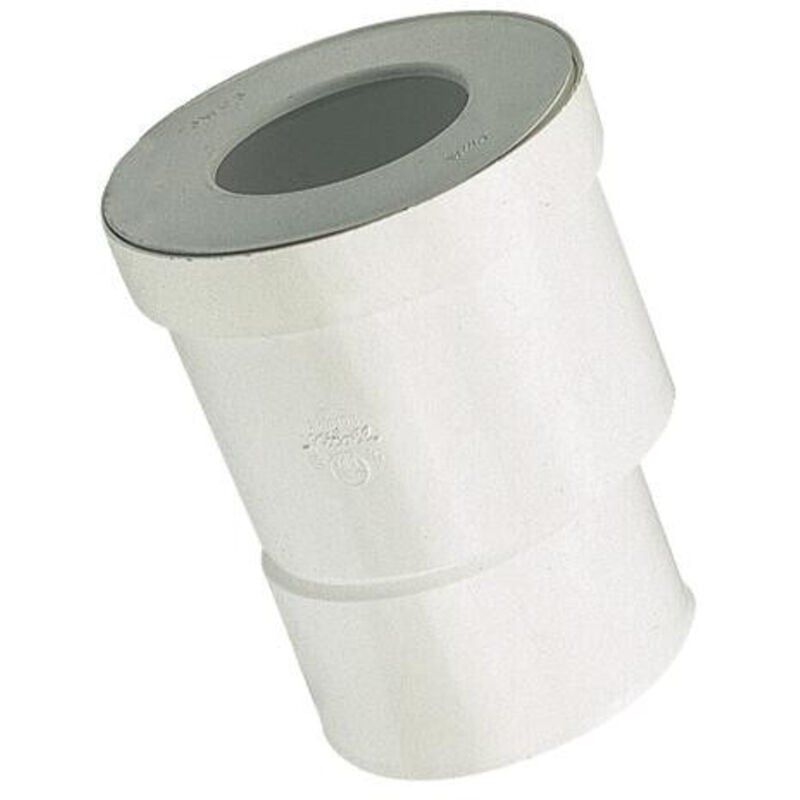 Sortie droite excentree plastique avec joint a levre diam 100