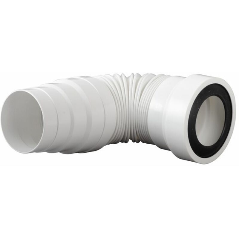 Pipe wc souple extensible à mémoire de forme Siamp 100 - Longueur 25-55cm