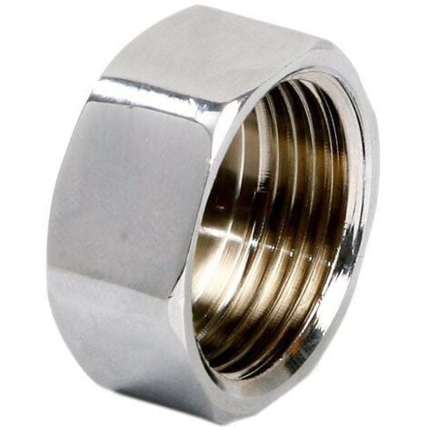 Pipe Tube Fittings Chrome Plug Stop End Cap Cover Ending Female 1/2"