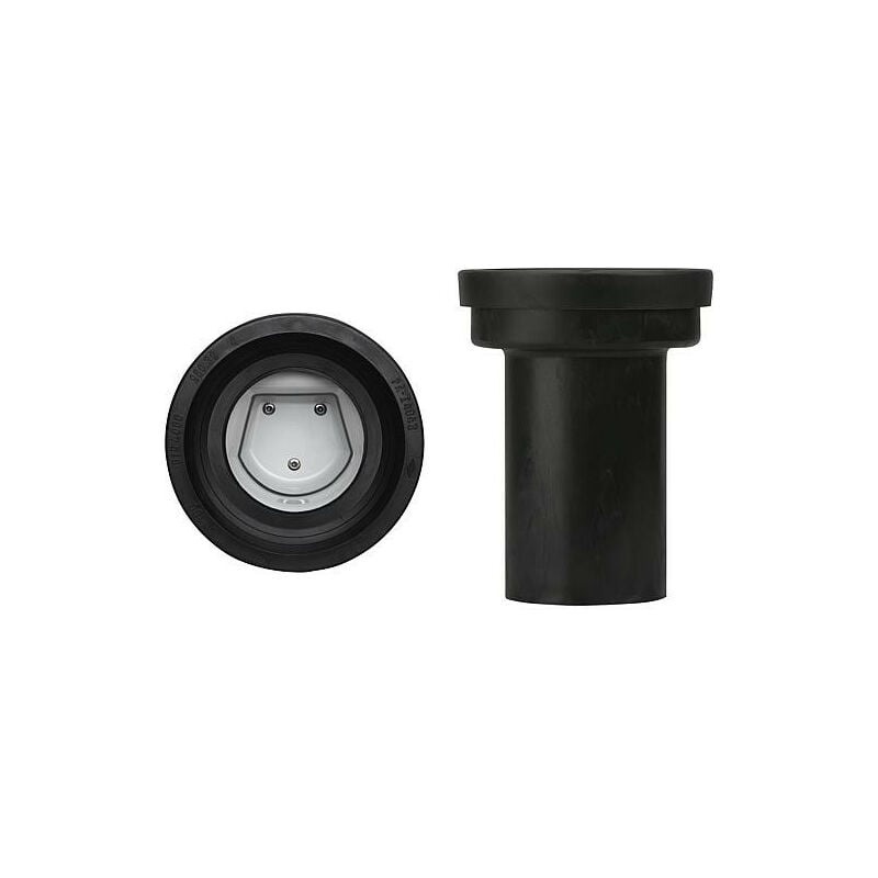 Banyo - Pipe wc en pe droit + barrage anti-rats,montage encastré DN110