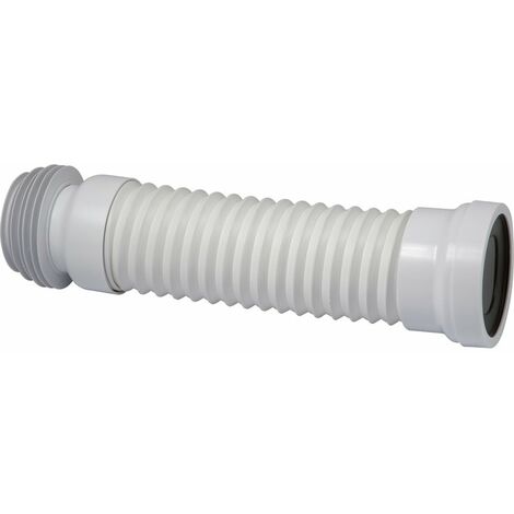 Pipe WC extensible 270 à 540mm – Spirale intérieure en acier pour durabilité – Raccord femelle en ABS avec joint renforcé EPDM – Coditherm